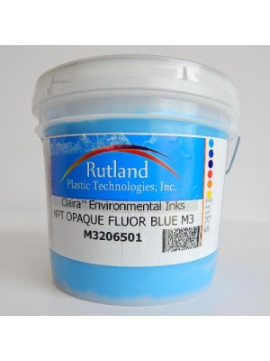 Rutland M3 NPT HO FLOUR BLUE plastisol screen print ink